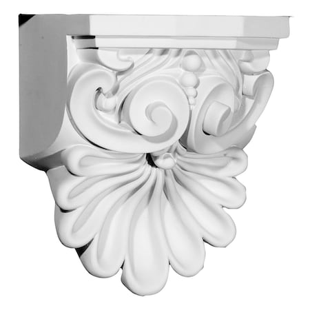 Ekena Millwork 6 3/8"W x 5 5/8"D x 9"H Quentin Shell Corbel COR06X05X09QU